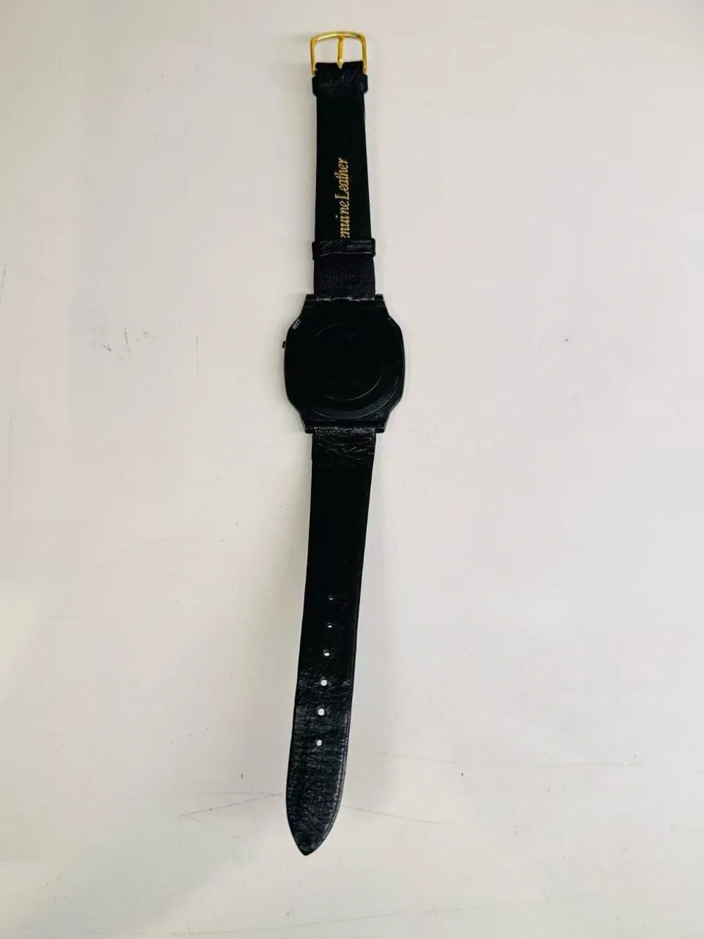 Vintage Timex Quartz LCD Digital Men Watch Black 35mm New Battery Working